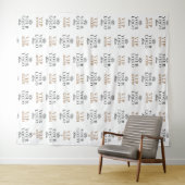 VIPアクセス あなたのロゴ | ステップ＆リピート 背景 タペストリー (インサイチュ(横))