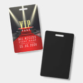 VIPアク独占的セスイベント バッジ (表裏)