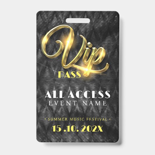 VIPアク独占的セスイベント バッジ (表面)