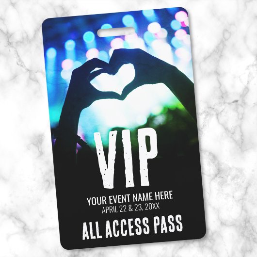 VIPイベントオールアクセスパス バッジ