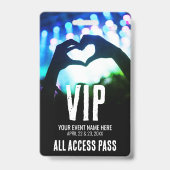 VIPイベントオールアクセスパス バッジ (正面)