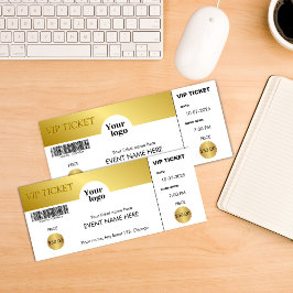 VIPイベントチケットゴールデンロ企業のゴ 招待状