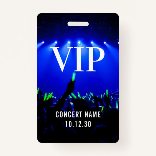 VIPイベントフォト名前をカスタムするコンサート バッジ (裏面)