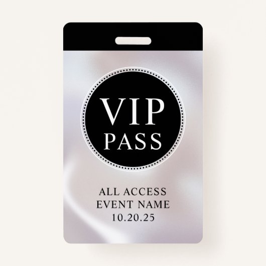 VIPオールアクセスイベントシンプル虹色パールバッジ バッジ (正面)