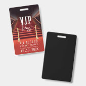 VIPオールアクセスイベント バッジ (正面＆裏面)