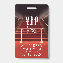 VIPオールアクセスイベント バッジ