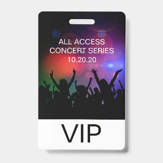 VIPオールアクセスカスタムコンサートバッジ バッジ (正面)