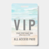 VIPオールアクセスパスイベント バッジ (裏面)