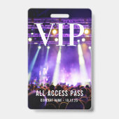 VIPオールアクセスパスコンサートイベント バッジ (正面)