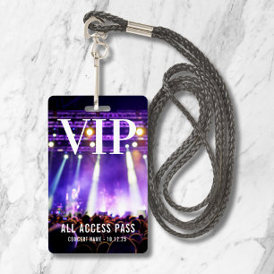 VIPオールアクセスパスコンサートイベント バッジ