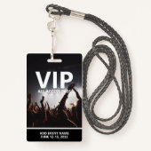 VIPオールアクセスパスコンサートイベント パーソナライズされた バッジ (裏面ランヤード)