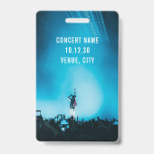 VIPオールアクセスパスコンサートイベント パーソナライズされた バッジ (裏面)