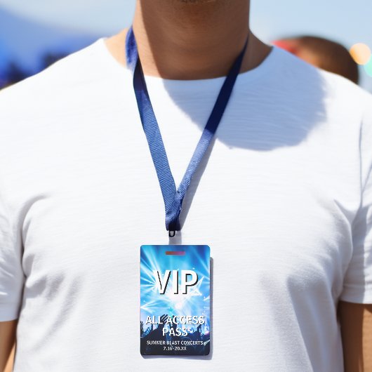 VIPオールアクセスパス コンサートイベント バッジ