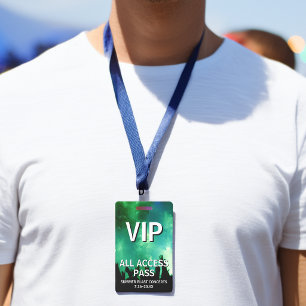 VIPオールアクセスパス コンサートイベント バッジ