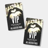 VIPオールアクセス カスタムコンサート バッジ (正面&裏面)