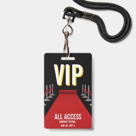 VIPオールアクセス レッドカーペット スポットライトイベント バッジ