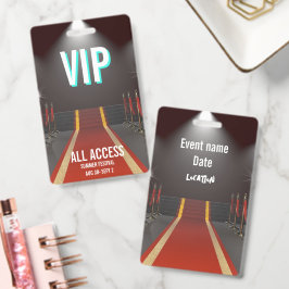 VIPオールアクセス レッドカーペット スポットライトイベント バッジ
