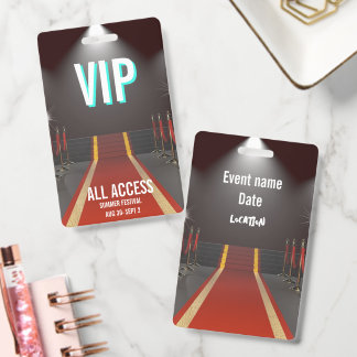 VIPオールアクセス レッドカーペット スポットライトイベント バッジ