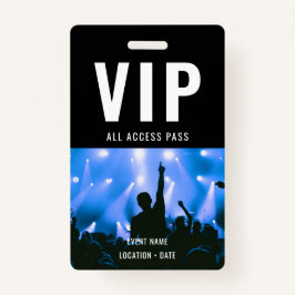 VIPカスタムイベントまたはコンサート名すべてのアクセス バッジ