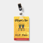 VIPクライアント バッジ (正面 （クリップ付）)