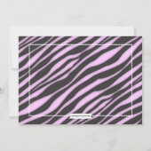 VIPチケットゼブラグラムキンセアニェラバースデーパーティー 招待状 (裏面)