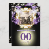 VIPチケット写真ハリウッドで映画スターをライト 招待状 (正面/裏面)