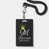 VIPチームブライド バッジ (ストラップ付き裏面)