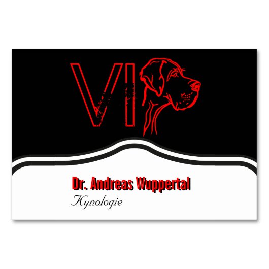 VIPドッゲンティシュカルテン テーブルナンバー (正面)