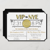 VIPニューイヴパーティの招待状 招待状 (正面/裏面)
