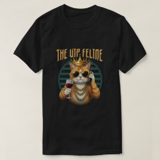VIPネコ - 笑える猫のロイヤルティーシャツ Tシャツ