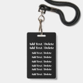 VIPバスケットボールバッジ バッジ (Back with Lanyard)