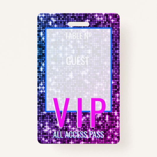 VIPバックステージパス結婚のテーブル席 バッジ (裏面)