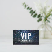 VIPバックステージ・パスQRコードイベント写真 名刺 (スタンド正面)