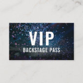 VIPバックステージ・パスQRコードイベント写真 名刺 (正面)