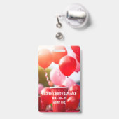 VIPバースデーパーティーイベントバッジ バッジ (伸縮クリップ付きの裏面)