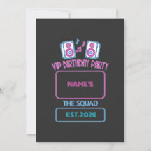VIPバースデーパーティー ネオン Squad 個人名入りゲストN