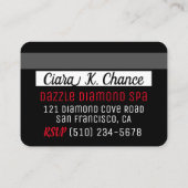 VIPパスクレジットカードフォト誕生日 エンクロージャーカード (裏面)