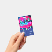 VIPパスグローインダークパーティーユニーク招待状アイディア バッジ (手持ち)