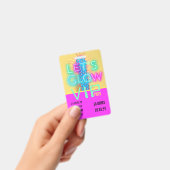 VIPパスグローインダークパーティーユニーク招待状アイディア バッジ (手持ち)