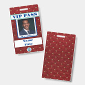 VIPパスバッジ バッジ (正面＆裏面)