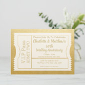 VIPパス 50周年記念チケット 偽金 招待状 (スタンド正面)