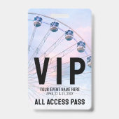 VIPパーティーオールアクセスイベント バッジ (裏面)