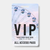 VIPパーティーオールアクセスイベント バッジ (正面)