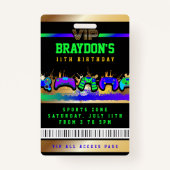 VIPビデオゲーマーゲームすべてのアクセス金ゴールドパスバッジ バッジ (正面)