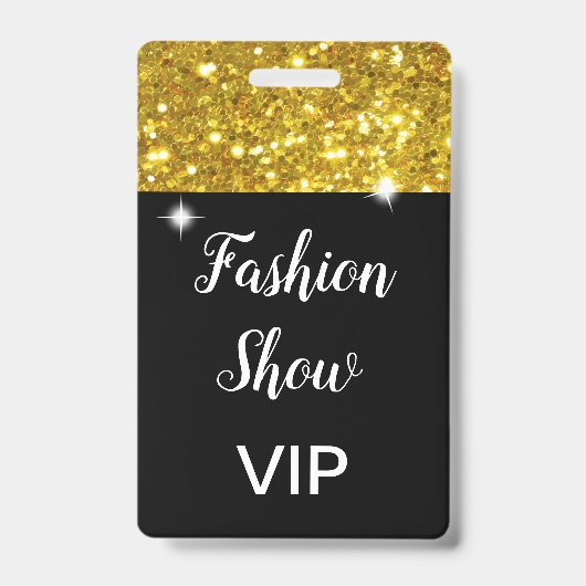 VIPファッションショー バッジ (正面)