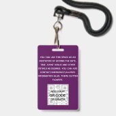 VIPフォトID -パーティー、フェスティバル、イベントグリッターGLAM バッジ (Back with Lanyard)