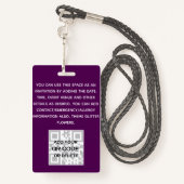 VIPフォトID -パーティー、フェスティバル、イベントグリッターGLAM バッジ (裏面ランヤード)