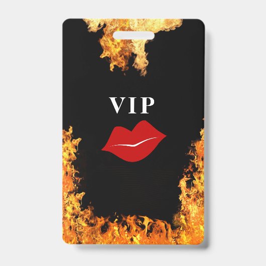 VIPプラスチックバッジ バッジ (正面)
