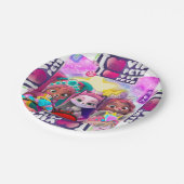 VIPペットglam gems紙プレート ペーパープレート (アングル)