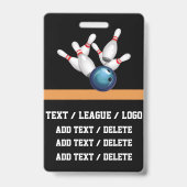 VIPボーリングラヤードバッジ バッジ (Back)